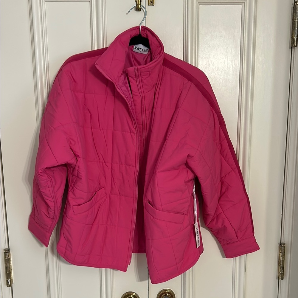 Katydid Pink Quilted Jacket